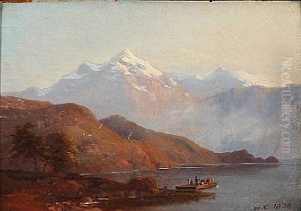 Landscape, Presumably From Norway by Johann Hermann Carmiencke