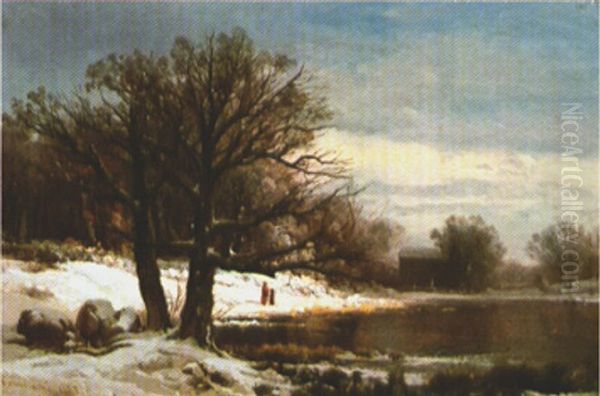 Winter Walk by Johann Hermann Carmiencke