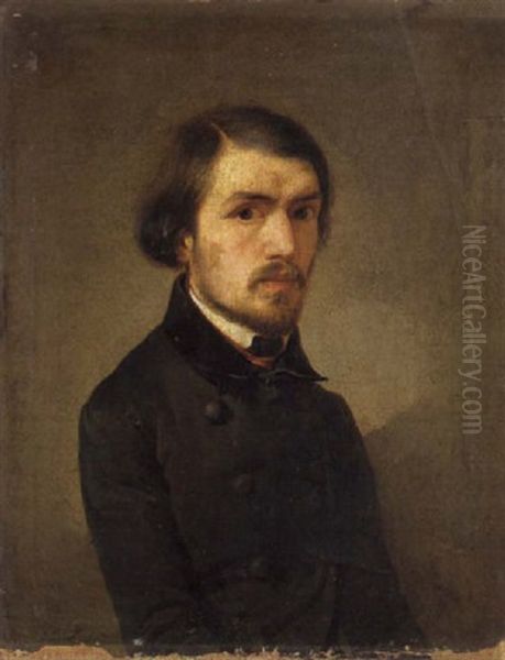 Ritratto Di Giuseppe Verdi Oil Painting by Giovanni Carnovali