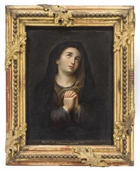 Virgen Dolorosa Oil Painting by Manuel Caro