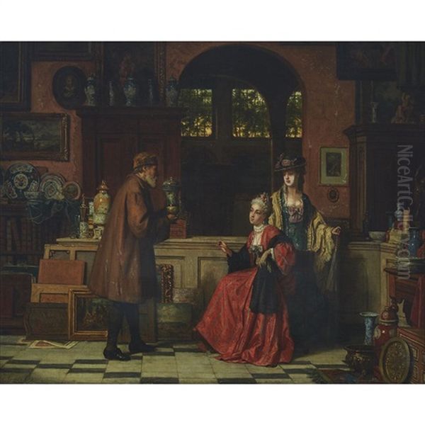 The Antiquarian Oil Painting by Jean Carolus