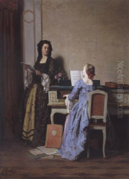 La Musique Oil Painting by Jean Carolus