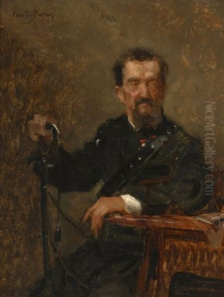 Portrait D'un Officier Oil Painting by  Carolus-Duran