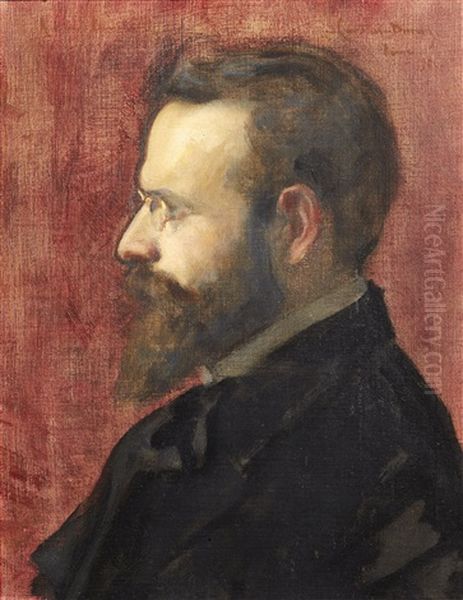 Portrait De Henri Bouchard Oil Painting by  Carolus-Duran