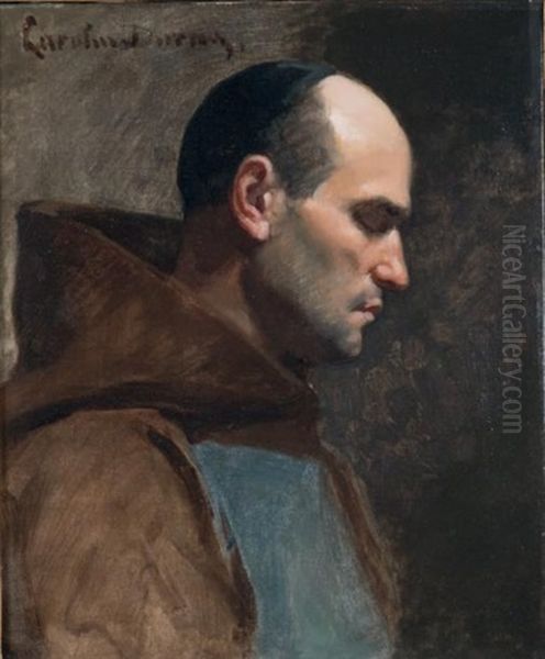 Portrait D'un Moine Oil Painting by  Carolus-Duran