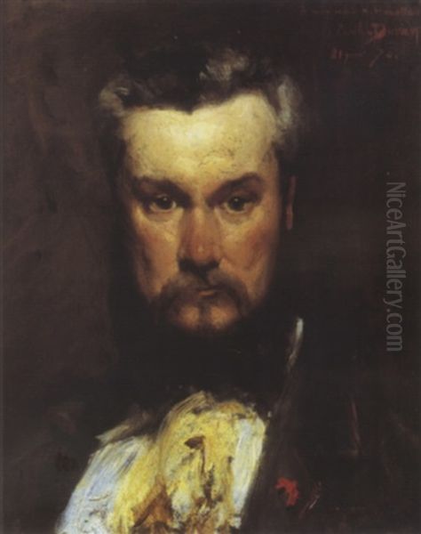 Portrait D'hector Hanoteau by  Carolus-Duran