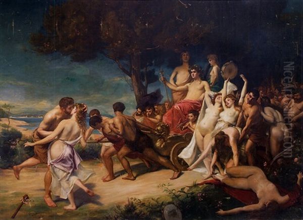 The Triumph Of Bacchus by  Carolus-Duran