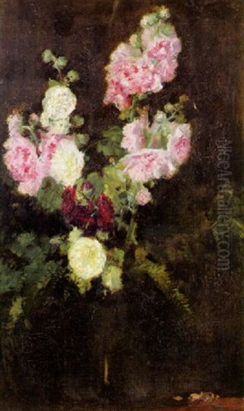 Bouquet De Fleurs Oil Painting by  Carolus-Duran