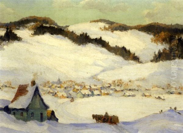 In The Hills Of Baie St. Paul, Quebec by Paul Archibald Octave Caron