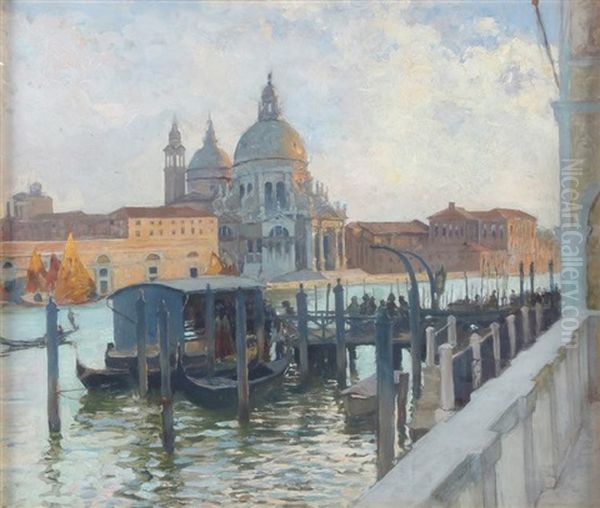 Venezia Oil Painting by Giovanni Battista Carpanetto