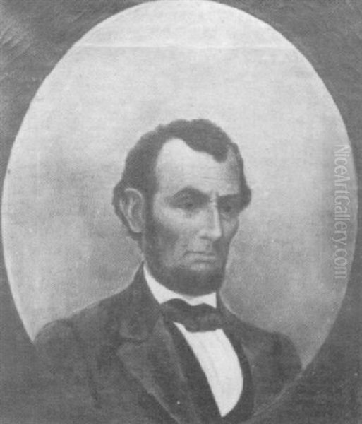 Portrait Of Abraham Lincoln Oil Painting by Francis Bicknell Carpenter