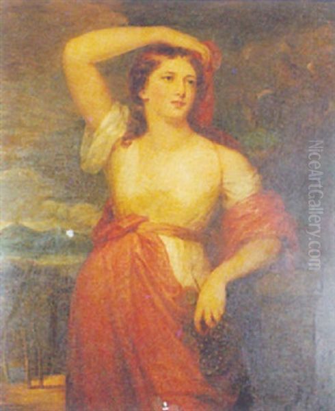 Miss Harlow As A Bacchante by Margaret Sarah Carpenter