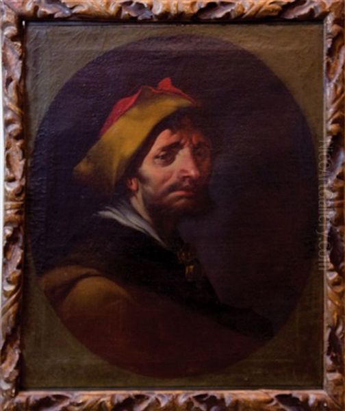 Autoritratto Oil Painting by Giulio Carpioni