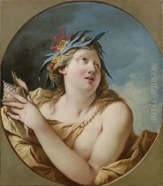 Galatea Oil Painting by Giulio Carpioni