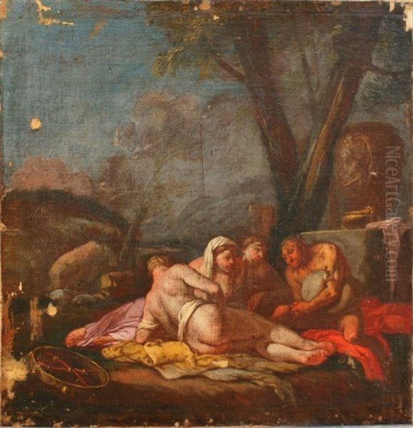 Bacchanales Oil Painting by Giulio Carpioni