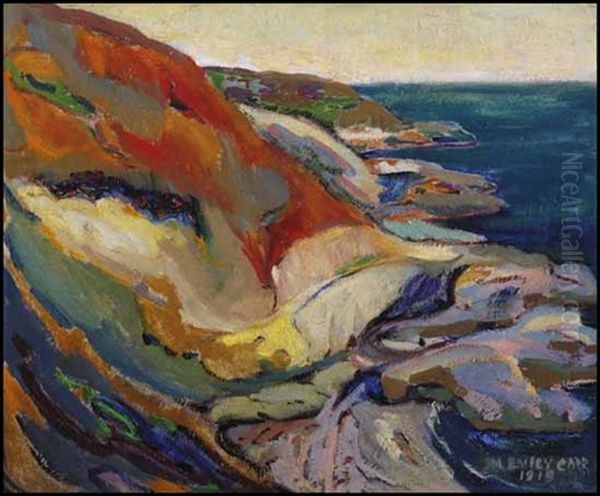 Along The Cliff, Beacon Hill, Victoria Oil Painting by Emily Carr