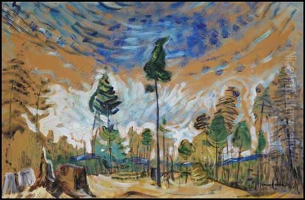 West Coast Forest - Metchosin Oil Painting by Emily Carr