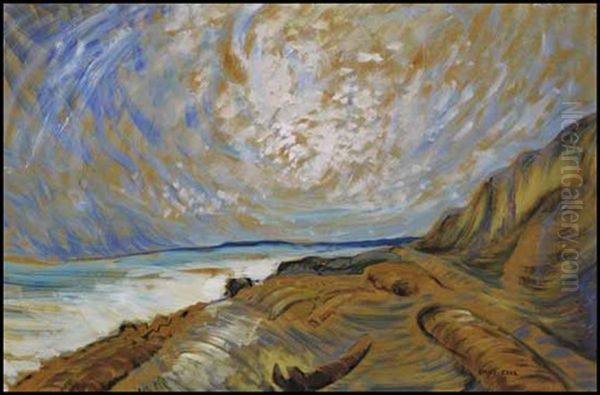 Across The Straits Oil Painting by Emily Carr