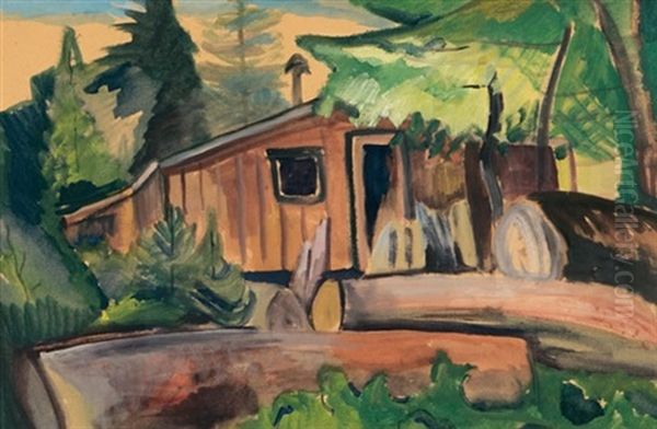 The Shack Oil Painting by Emily Carr