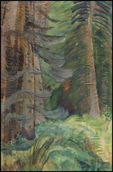 Summer, Mount Douglas (no. 13) Oil Painting by Emily Carr