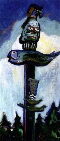 Totem, Cape Mudge by Emily Carr