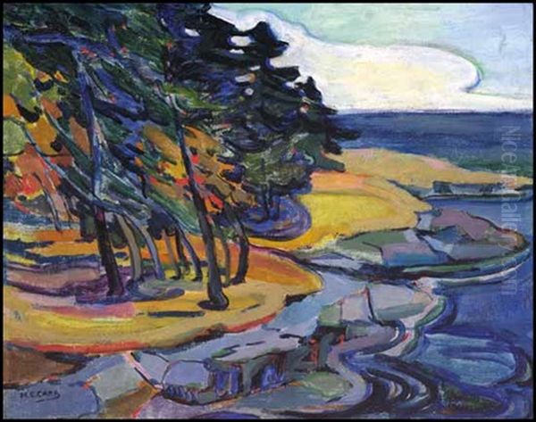 Seaside Forest Oil Painting by Emily Carr