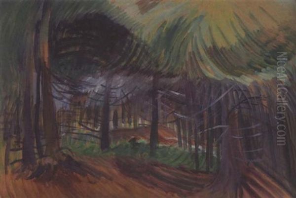 Glade Oil Painting by Emily Carr