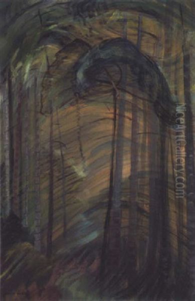 Somewhere Oil Painting by Emily Carr