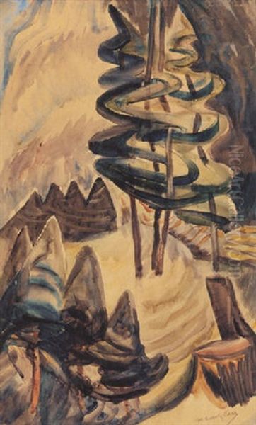 The Glade Oil Painting by Emily Carr