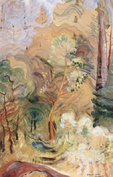 Young Arbutus Oil Painting by Emily Carr