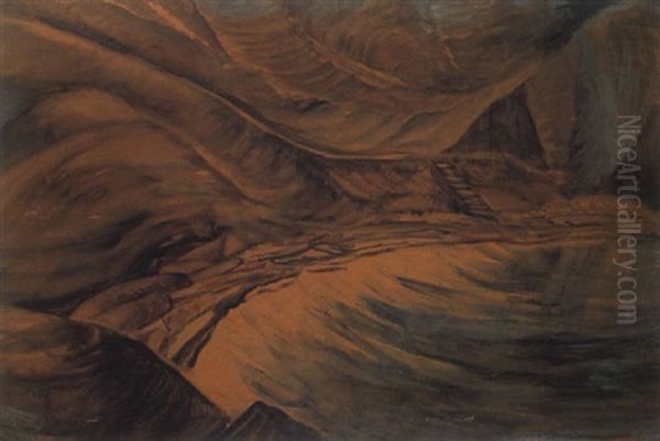 The Cove Oil Painting by Emily Carr