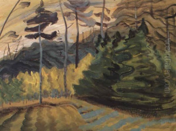 The Forest Oil Painting by Emily Carr