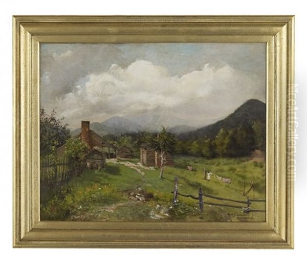 Black Mountain Oil Painting by Lyell E. Carr