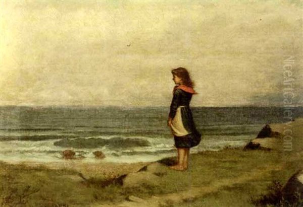 By The Sea Oil Painting by Samuel S. Carr