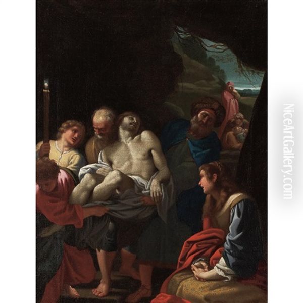 The Entombment Of Christ Oil Painting by Annibale Carracci