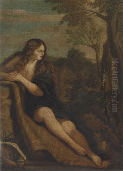 The Penitent Magdalene Oil Painting by Annibale Carracci