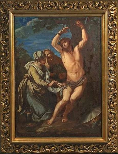 Heiliger Sebastian Oil Painting by Annibale Carracci