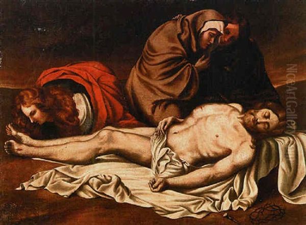 Cristo Deposto Oil Painting by Annibale Carracci