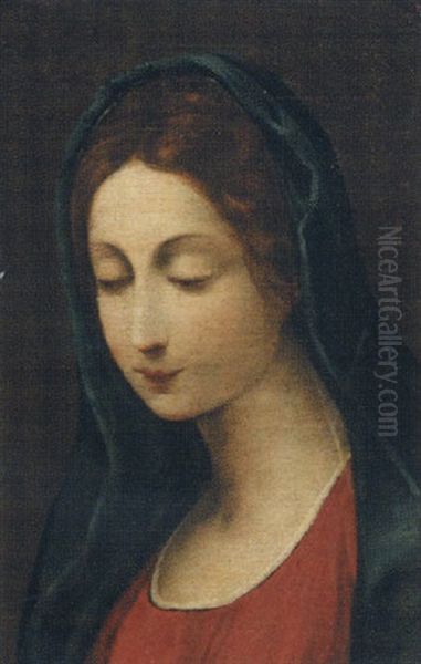 The Madonna Oil Painting by Annibale Carracci