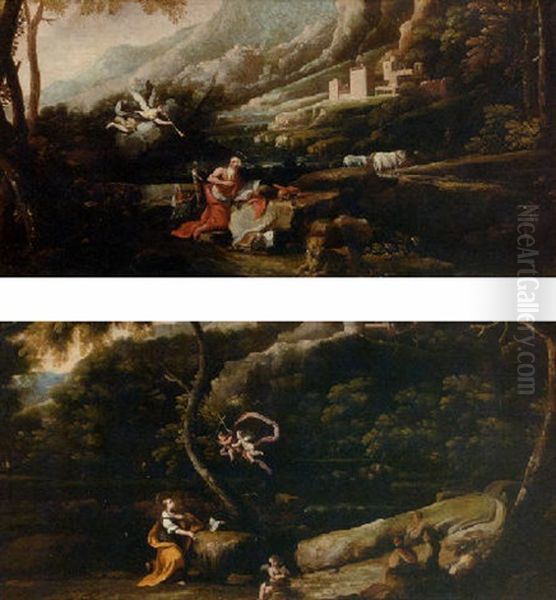 Saint Jerome In The Wilderness Oil Painting by Annibale Carracci