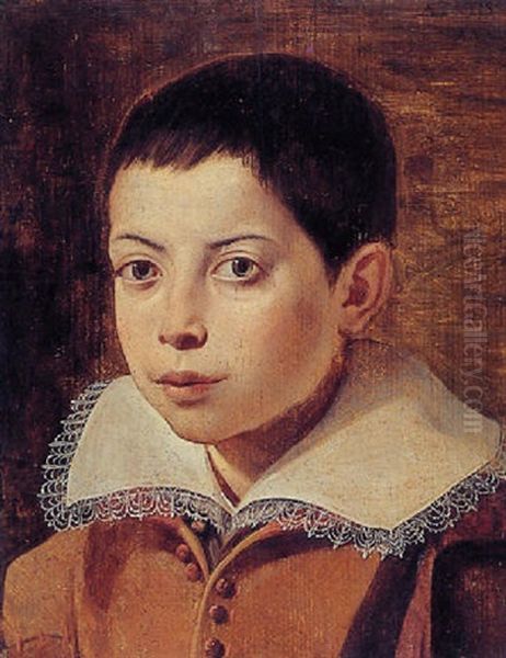 Portrait Of A Boy Oil Painting by Annibale Carracci