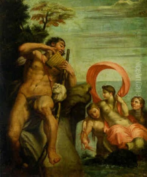 Polyphemus And Galatea Oil Painting by Annibale Carracci