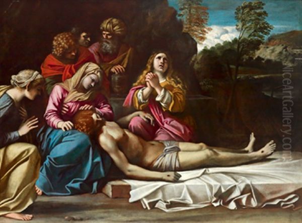 Die Beweinung Christi Oil Painting by Antonio Carracci