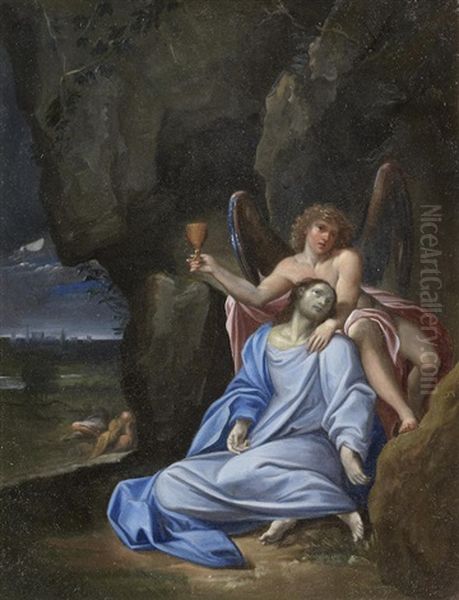 The Agony In The Garden Oil Painting by Ludovico Carracci