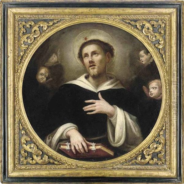 Saint Dominic Oil Painting by Ludovico Carracci