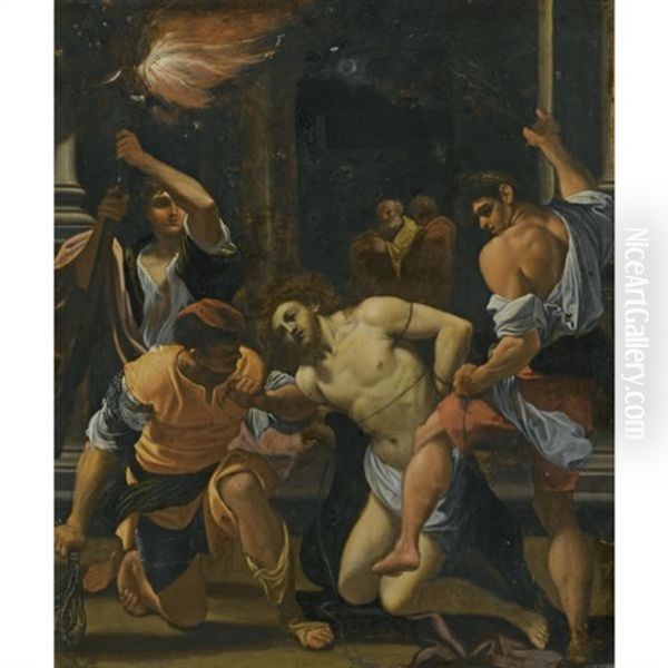 The Flagellation Of Christ Oil Painting by Ludovico Carracci