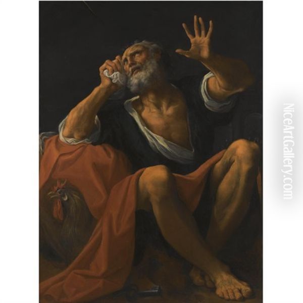 The Penitent Saint Peter by Ludovico Carracci