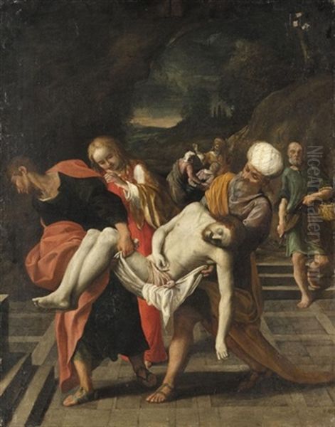 The Entombment Oil Painting by Ludovico Carracci