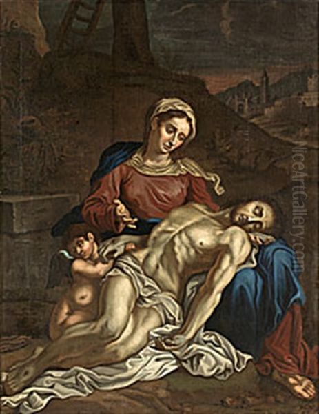 Pieta Oil Painting by Ludovico Carracci