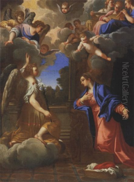 L'annonciation Oil Painting by Ludovico Carracci